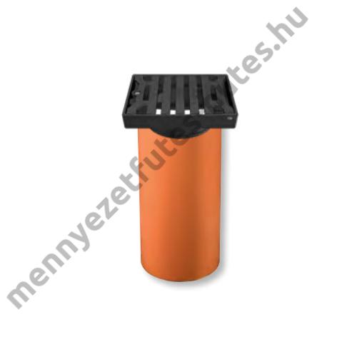 D315 Öv. fedlap 400kN, 340X420 víznyelő rácsos, csővel