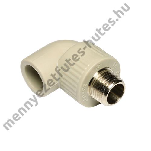 Ekoplastik PP-R fém KM könyök 90° 25x1/2˝