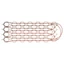 CW-90 méhsejtes, aktív betonos hőleadó felület 733x2170mm +1m